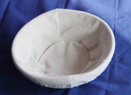 BetterJonny - 10" Round Banneton Brotform Bread Dough Proofing Rising Rattan Basket &amp; Liner Combo USA Delivery