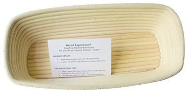 Bread Experience Large Rectangle Banneton Bread Proofing Basket N4