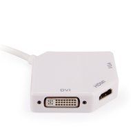 Leedemore Mini Display Port Adapter 3 in 1 Thunderbolt Mini DisplayPort to HDMI/DVI/VGA Adapter M/F Converter... N11