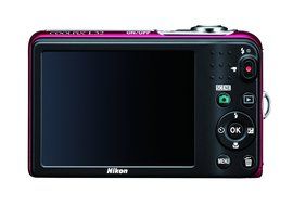 Nikon COOLPIX L32 Digital Camera with 5x Wide-Angle NIKKOR Zoom Lens (Red) (Certified Refurbished) N4