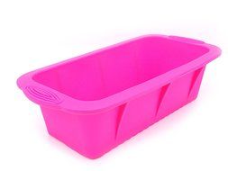 Richohome Silicone Mold and Loaf Pan/Soap Mold-2 Pack,Pink N5