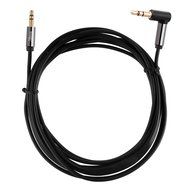 Starise Aux Cable 90 Degree 10 Feet - 3.5mm Male to Male Right Angle Stereo Audio Cable - Black N23