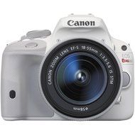 Canon EOS Rebel SL1 Digital SLR Camera &amp; EF-S 18-55mm IS STM Lens (White) with Canon EF 75-300mm f/4-5.6 III Zoom... N2