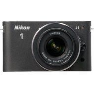 Nikon 1 J1 10.1 MP Digital Camera Body with 10-30mm &amp; 30-110mm VR Lens (Black) N2