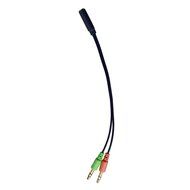 VIMVIP 3.5mm Female to Dual 3.5 Male Mic &amp; Stereo Audio Y Splitter Cable Cord for PC Laptop N5