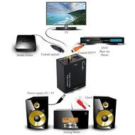 Cingk RCA L/R Analog to Digital Optical SPDIF/Coaxial Audio Converter Adapter N9