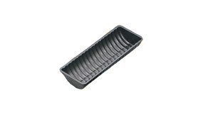 Paderno World Cuisine 5.875 by 3.125 Inch Non-Stick Fluted Loaf Pan