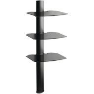 OmniMount Tria 3 Shelf Wall System, Black N15