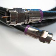 100ft Quad Shield Indoor Outdoor SOLID COPPER RG-6 Coaxial Cable 3Ghz 75 Ohm DIRECTV APPROVED Satellite TV or...