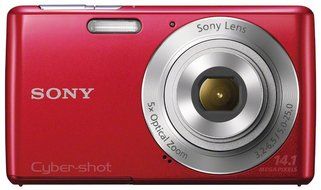 Sony Cyber-shot DSC-W620 14.1 MP Digital Camera with 5x Optical Zoom and 2.7-Inch LCD (Red) (2012 Model) N3