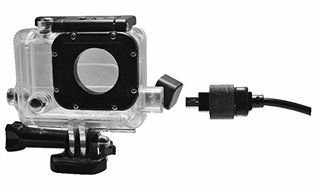 X~PWR All-weather, External Power Case Kit for GoPro Hero 3, Hero 3+ and Hero 4 Camera with 18&quot; B-CAPP Cable N2