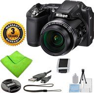 Nikon COOLPIX L840 Digital Camera with 38x Optical Zoom and Built-In Wi-Fi (Black) (White Box) with ZeeKits 5pc...