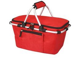 Folding Shopping Basket Picnic Basket Ice Pack Insulation 47*28*22Cm N2