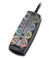 Kensington SmartSockets Premium Surge Protection Power Strip, 8-Outlet, 8' Cord, 3090 Joules (K62691NA) N5