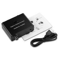 Cyelee Digital to Analog Audio Converter,Volume control,Optical Coaxial Input Switching,192kHz/24bit,RCA L/R 3.5mm... N13