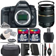Canon EOS 5D Mark III DSLR Full Frame 22.3MP Camera + Tamron 28-75mm f/ 2.8 XR Lens + 64GB Storage + Wrist Grip...