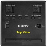 Sony Dual Gradual Alarm Clock with AM/FM Radio, Sleep Timer, Extendable Snooze, Radio or Buzzer Alarm Sound, Gradual... N9