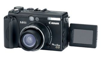 Canon PowerShot G5 5MP Digital Camera w/ 4x Optical Zoom N4