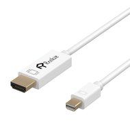 Mini DP to HDMI, Rankie 6FT Gold Plated Mini DisplayPort (Thunderbolt Port Compatible) to HDMI HDTV Cable (White... N8