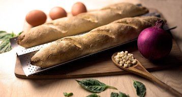 Chicago Metallic Commercial II Non-Stick Perforated Baguette Pan N2