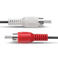 Fosmon (50 FT) 2RCA Male to 2RCA Male Stereo Audio Cable, Composite Audio [Right/Left] 2 RCA Plug M/M Connector... N3