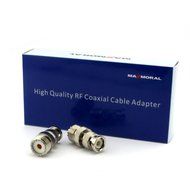 Maxmoral 2-Pack BNC To SO-239 Adapter UHF Female to BNC Male Coax Cable Adapter N4