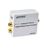 J-Tech Digital &reg; Optical SPDIF Toslink / Coaxial Digital to Analog Audio Decoder Converter with PCM , 5.1 Dolby... N17