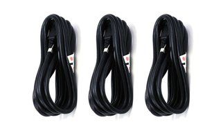 C&amp;E 3 PCS, Power Cord Cable w/ 3 Conductor 14AWG PC Power Connector Socket (C13/5-15P) Black 1 Feet, CNE591452 N10