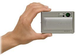 Sony Cybershot DSC-T1 5MP Digital Camera with 3x Optical Zoom N3