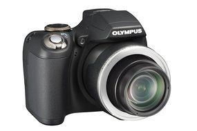 Olympus SP-590UZ 12MP Digital Camera with 26X Wide Angle Optical Dual Image Stabilized Zoom and 2.7 inch LCD N4