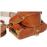 xhorizon TM FL1 Full Protection Bottom Opening Version Protective Leather Camera Case Bag with Tripod Design for... N76