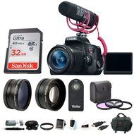 Canon EOS Rebel T6i DSLR Video Creator Kit with 18-55mm Lens &amp; Accessory Bundle