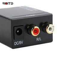 Digital to Analog Audio Converter with Toslink Cable and UL Power Adapter Accessory Supports PCM / LPCM Toslink... N3