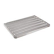 Paderno World Cuisine 33 1/2 Inch by 17 Inch 6 Baguette Perforated Aluminum Pan