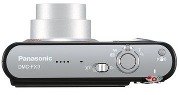 Panasonic DMC-FX3K 6MP Digital Camera with 3x Optical Image Stabilized Zoom (Black) N2