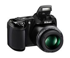 Nikon Coolpix L340 20.2 MP Digital Camera with 28x Optical Zoom and 3.0-Inch LCD (Black) (Certified Refurbished) N2