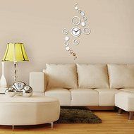 EverTrust(TM) watch acrylic mirror wall clock large decor design quartz clocks modern living room diy reloj de... N3