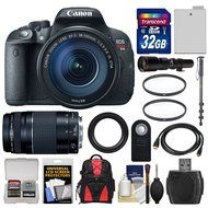 Canon EOS Rebel T5i Digital SLR Camera &amp; EF-S 18-135mm IS STM with 75-300mm III &amp; 500mm Lenses + 32GB Card + Backpack...