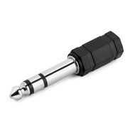HTTX 6.35mm 1/4 Inch Male to 3.5mm Female Stereo Audio Mic Plug Adapter Jack (5-Pack) N2