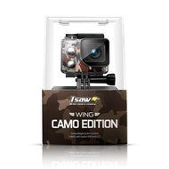ISAW Wing Camo Edition FullHD action camera 1080p unique camouflage decal, waterproof housing 40m N2