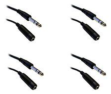 C&amp;E CNE40384 25-Feet 1/4-Inch Stereo Extension Cable, TRS, Balanced, 1/4-Inch Male to 1/4-Inch Female N14