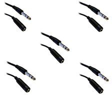 C&amp;E CNE40384 25-Feet 1/4-Inch Stereo Extension Cable, TRS, Balanced, 1/4-Inch Male to 1/4-Inch Female N17