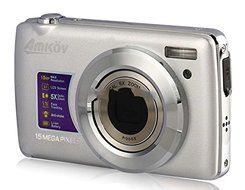 Amkov 800-Oe 2.7" Tft Lcd Screen Digital Camera With 4X Digital Zoom &amp; 3X Optical Zoom (Silver) Produced by YSK