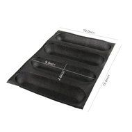 Yilove Non-stick Perforated Silicone Bread Baking Mold,4 loaf Molds N16