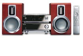 Philips MCD702 Micro, DVD Shelf System, MP3, 50 watts, Rosewood spkrs (Discontinued by Manufacturer)