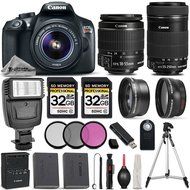 Canon EOS REBEL T6 DSLR Camera + Canon EF-S 18-55mm f/3.5-5.6 IS II Lens + Canon EF-S 55-250mm f/4-5.6 IS STM... N2