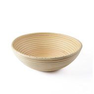 Banneton Proofing Basket Set 10 inch Round by Bread Story &ndash; Brotform Handmade Unbleached Natural Cane Bread Baking... N8