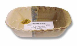 Clay In Motion Handmade Ceramic Loaf Pan - Desert Sand