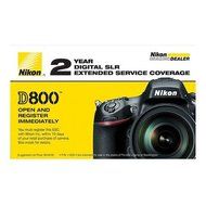 Nikon 2 Year Extended Service Coverage for D800 / D800E Digital SLR Cameras