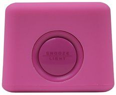 70902 Equity by La Crosse Soft Cube LCD Alarm Clock Pink -Refurbished